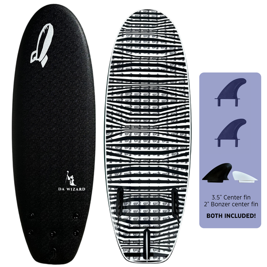 Rock-It Surf 4'10" DA WIZARD performance 2+1 shortboard