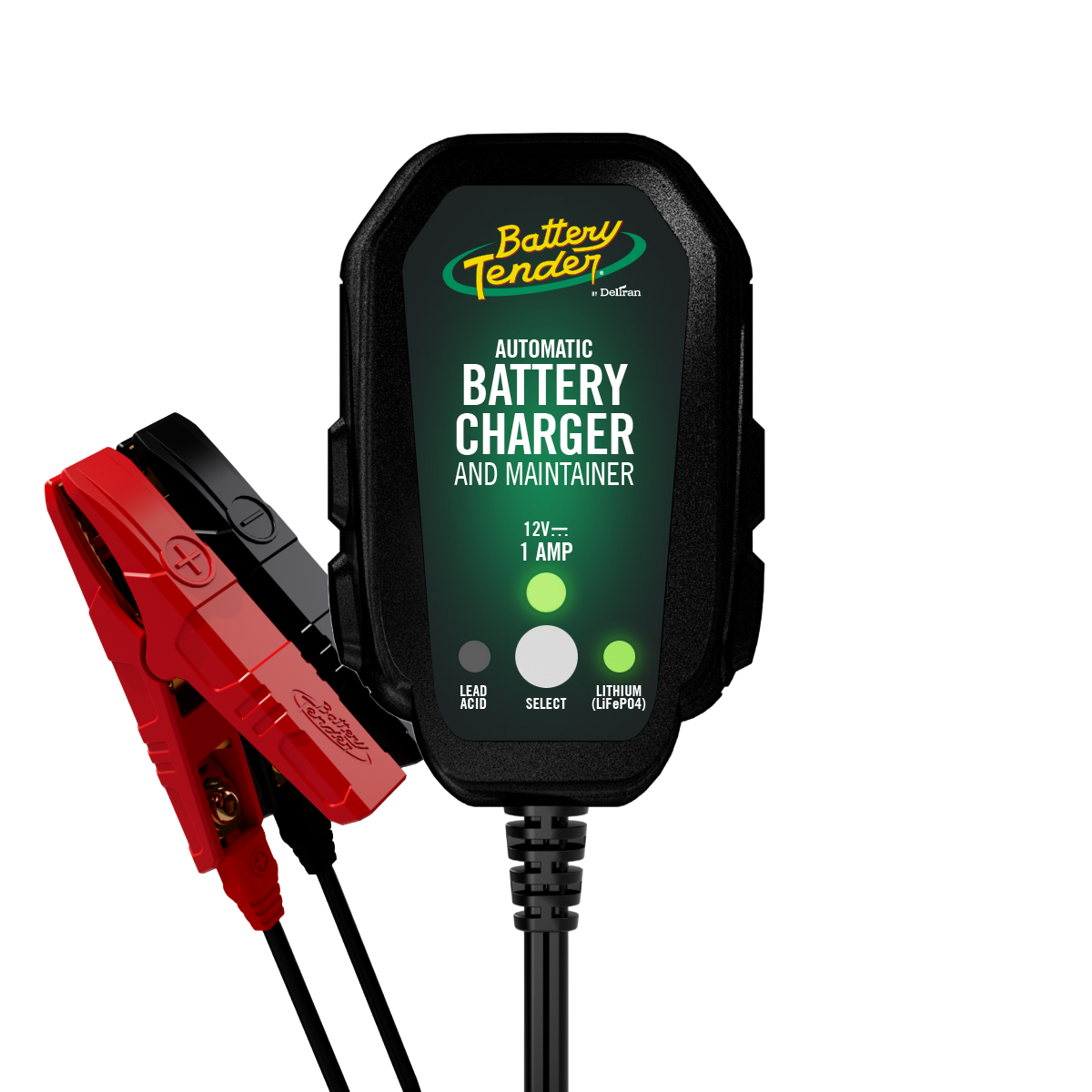 Battery Tender Junior 1 AMP 12V Selectable Chemistry Battery Charger and Maintainer