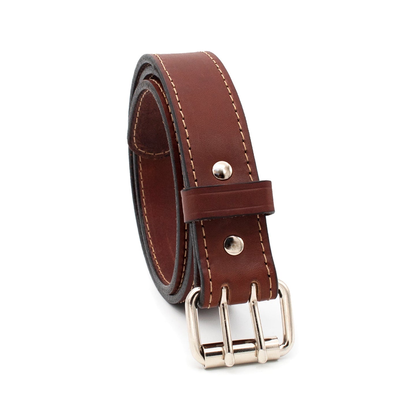 Relentless Tactical The "Double Tap" Gun Belt | Made in USA | Lifetime Warranty | 14 oz Full Grain Leather CCW Belt