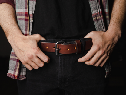 Relentless Tactical The Guardian Gun Belt - Made in USA - Lifetime Warranty - 14 oz Leather