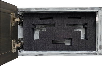 Bellewood Designs - Cow Farm Wall-Mounted Secure Gun Cabinet