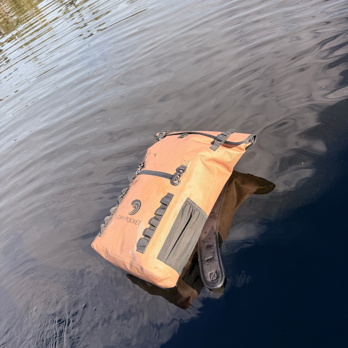 Dry Pocket Waterproof Floating Backpack Dry Bag - Coyote Brown