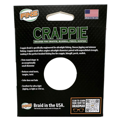 FINS Fishing Crappie Fishing Braid