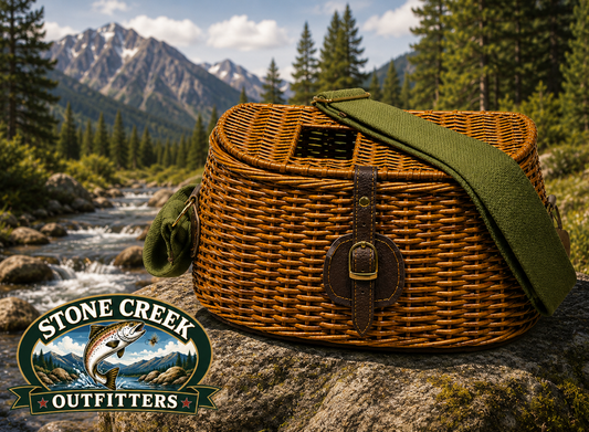 Stone Creek Standard Split Willow Creel w/ Strap