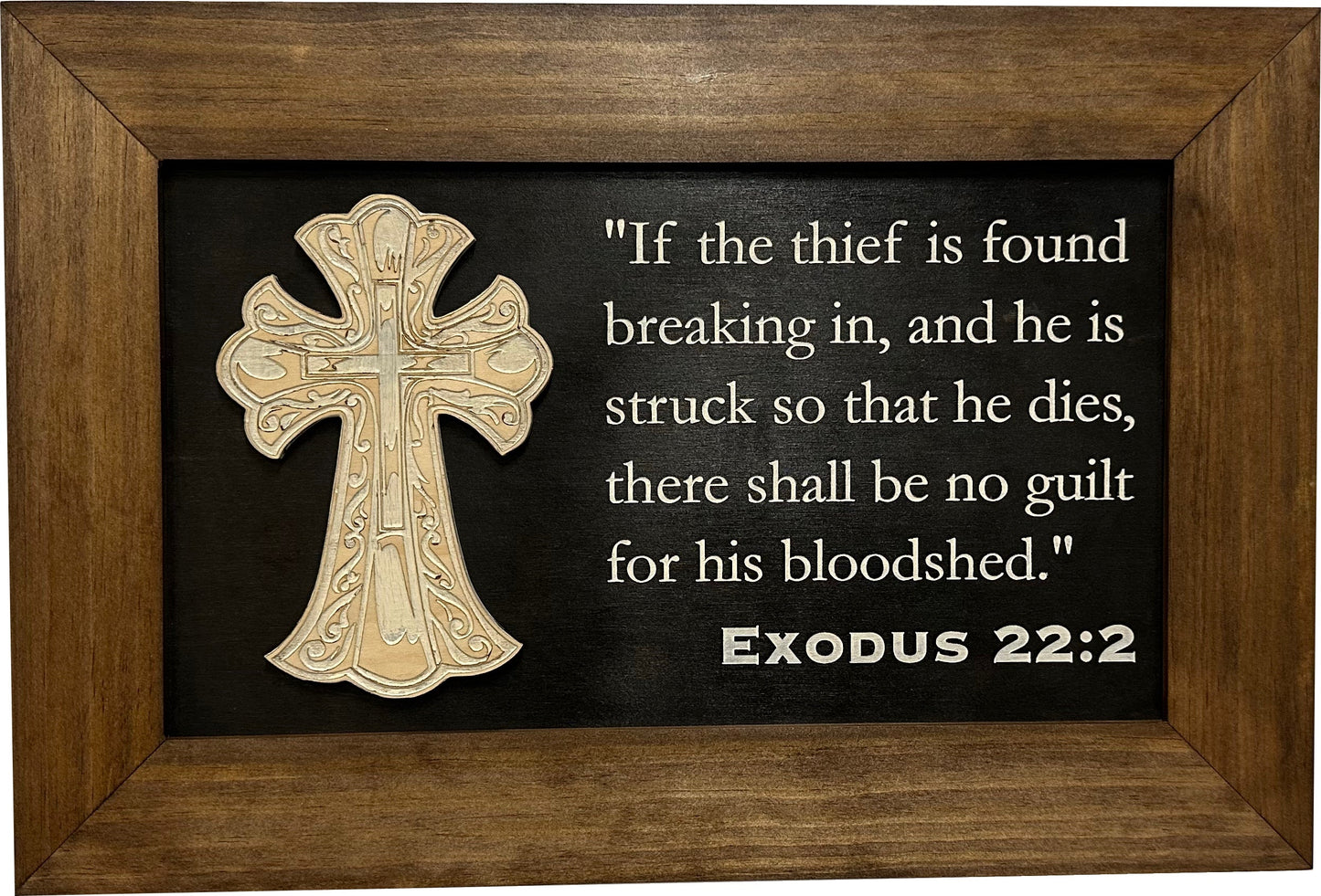Bellewood Designs - Gun Cabinet Exodus 22:2
