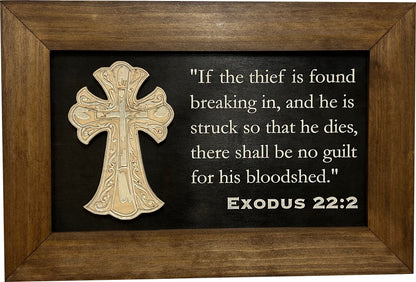 Bellewood Designs - Gun Cabinet Exodus 22:2