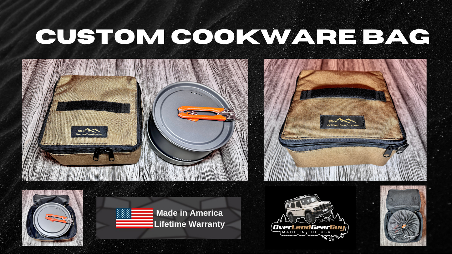 Overland Gear Guy Fire-Maple Feast 4 Piece Camping Cookware BAG