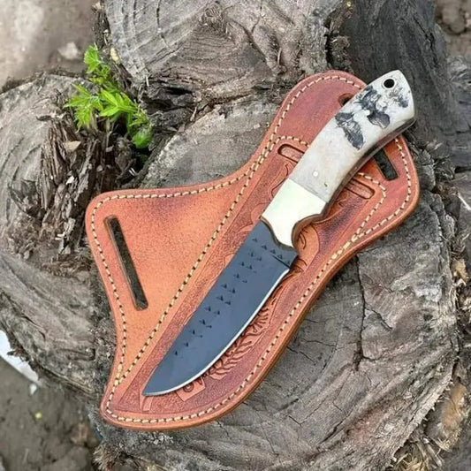 Texan Knives Custom Handmade Rasp Tool Knife with Sheep Horn Handle – Knives Ranch Outdoor Gear