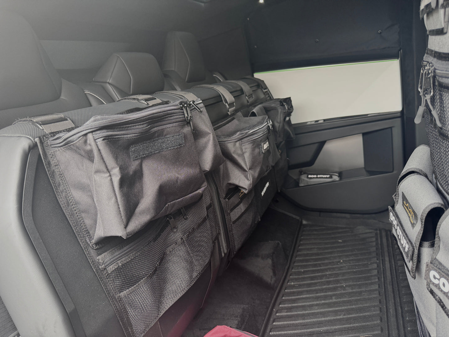Overland Gear Guy Cyber Truck Backseat Storage Solutions