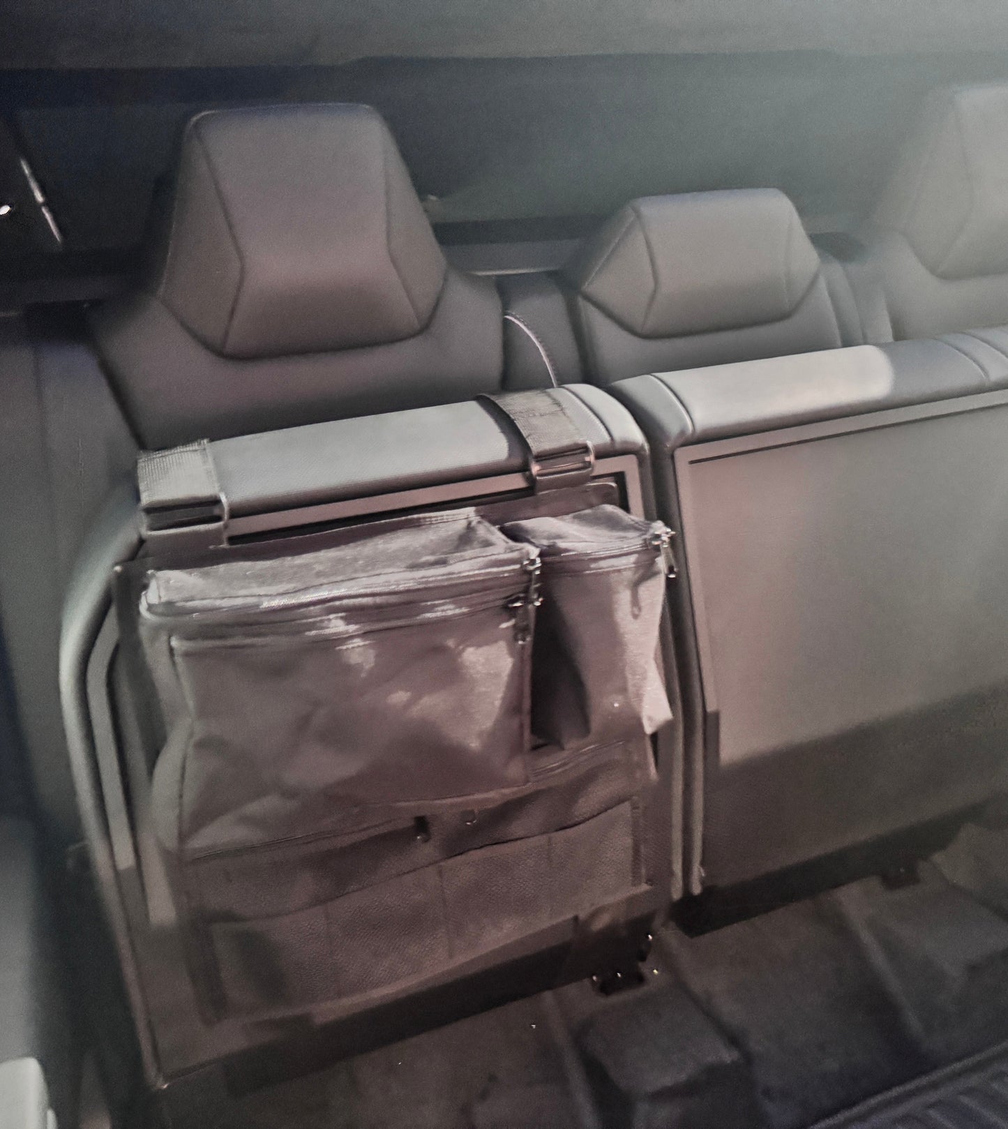Overland Gear Guy Cyber Truck Backseat Storage Solutions