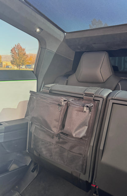 Overland Gear Guy Cyber Truck Backseat Storage Solutions