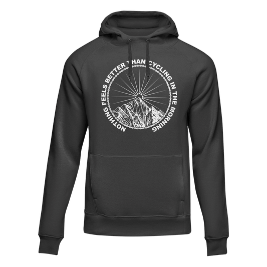 Outdoorzees Cycling In The Morning Unisex Hoodie
