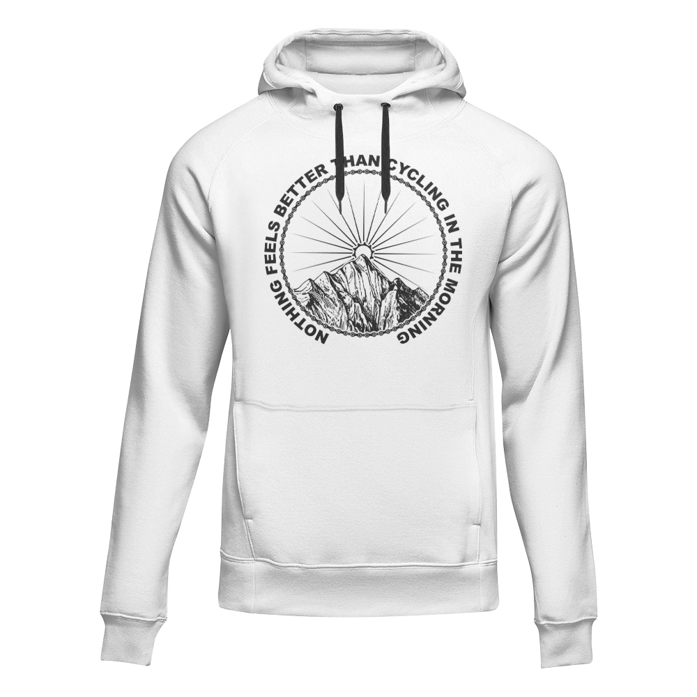 Outdoorzees Cycling In The Morning Unisex Hoodie