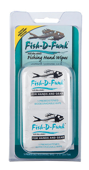 Ardent Tackle Fish D_FUNK Wipes in Clamshell