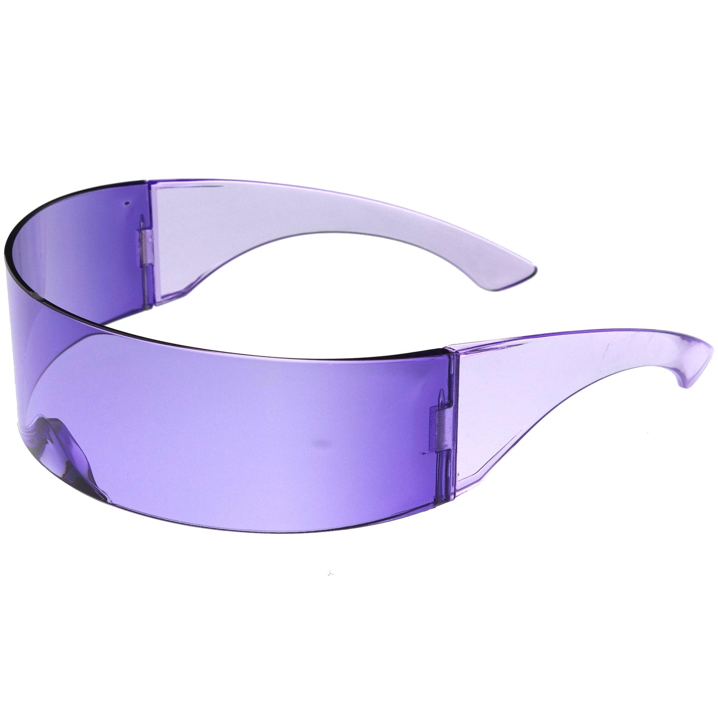 zeroUV Futuristic Retro Color Tinted Wrap Around Shield Sunglasses D175