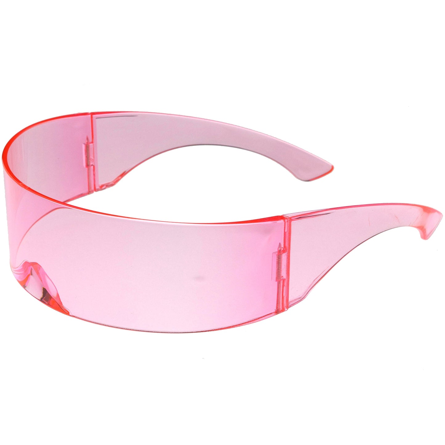 zeroUV Futuristic Retro Color Tinted Wrap Around Shield Sunglasses D175