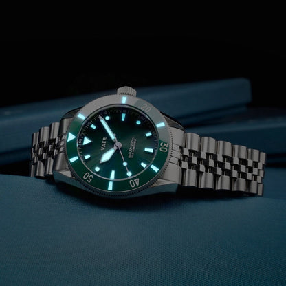 Vaer Watches D4 Meridian Green Solar - 38mm USA