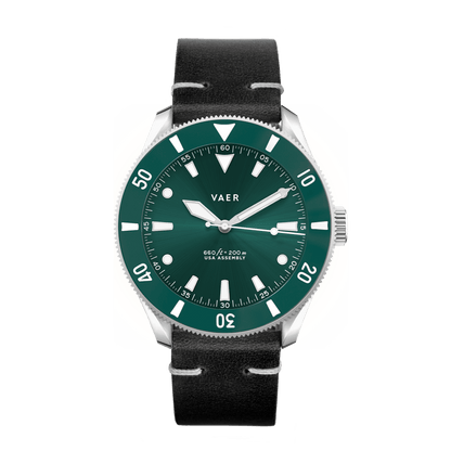 Vaer Watches D4 Meridian Green Solar - 38mm USA