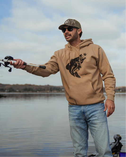Hooked & Tagged  - Bassin Hoodie
