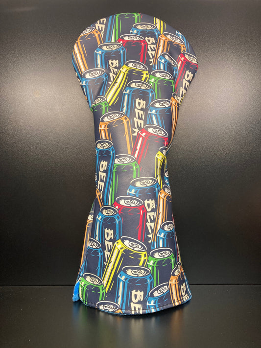 ParWestGolf Beer Can Collage Headcover