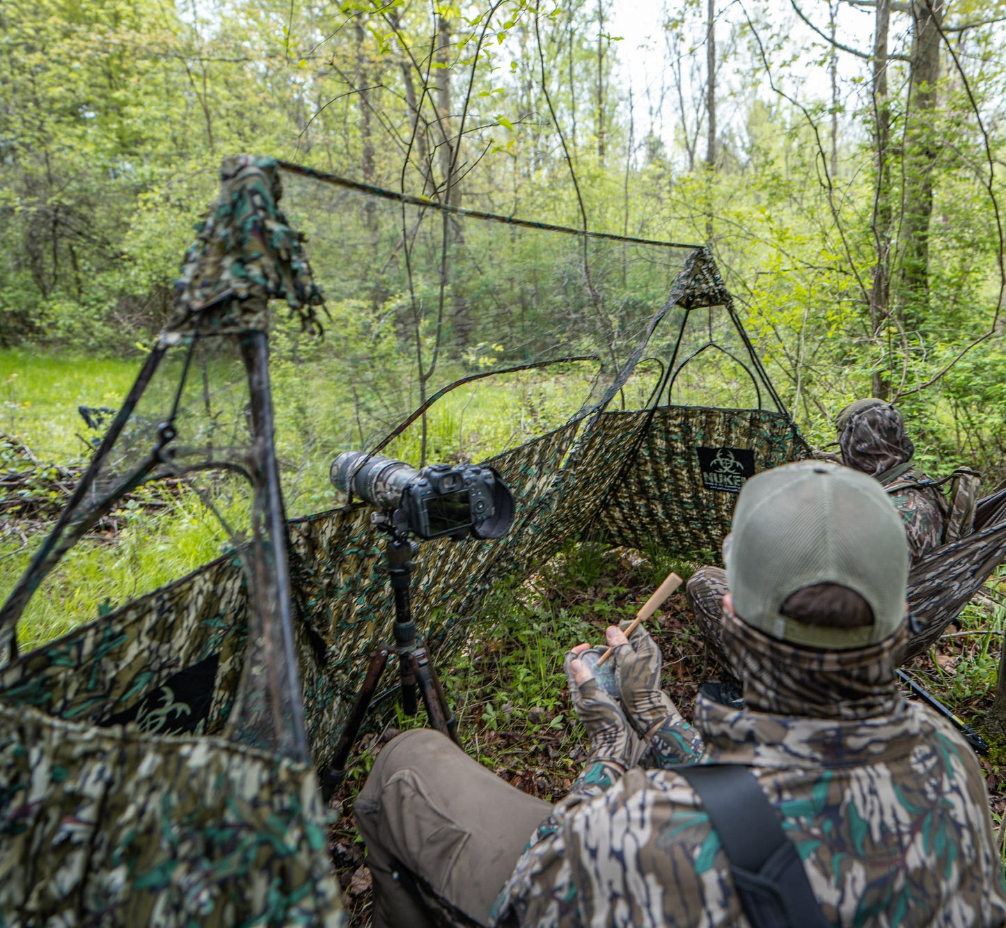 Nukem Hunting Double Up System - Mossy Oak Greenleaf 3D Leafy