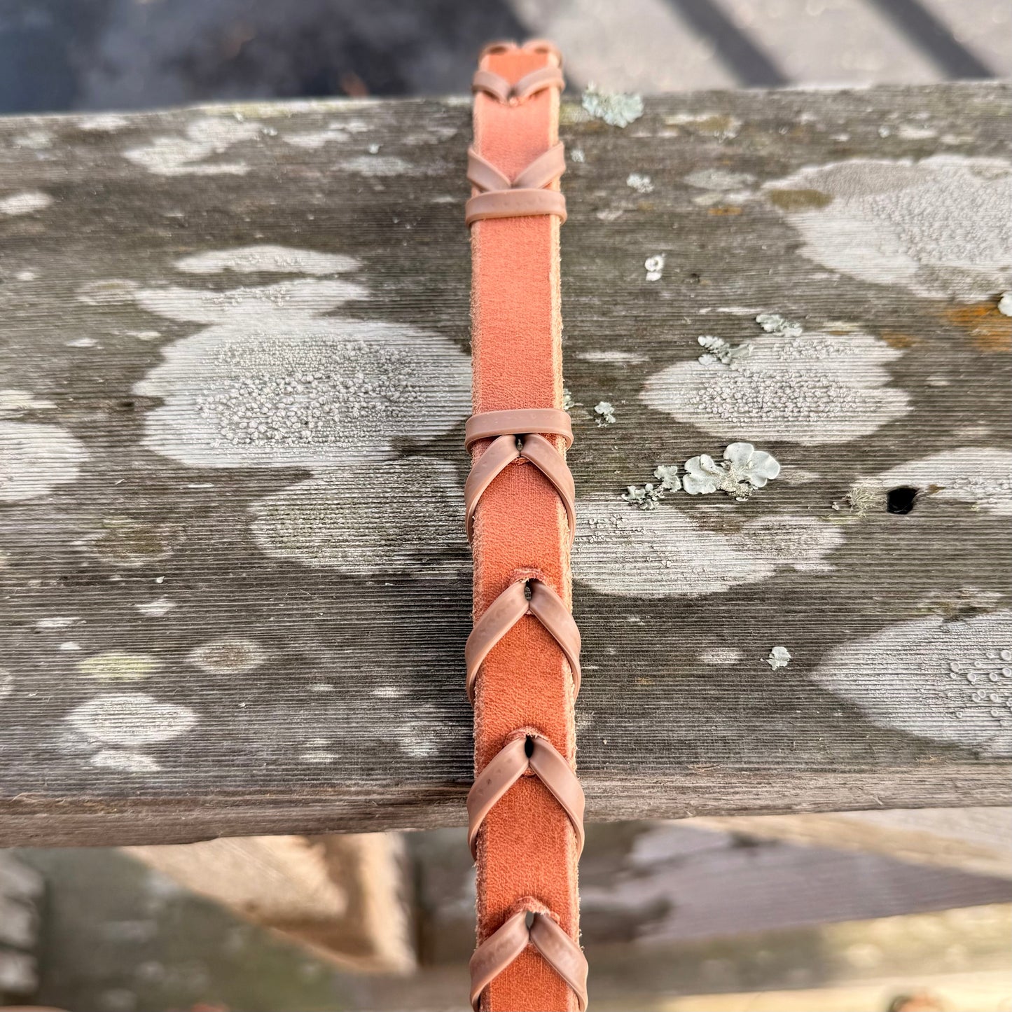 Leather Laced Barrel Reins