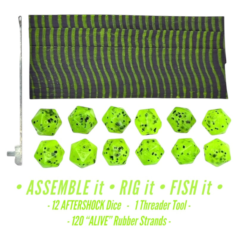 Invinci Core AFTERSHOCK DIY Pack - (Fuzzy Dice Baits)