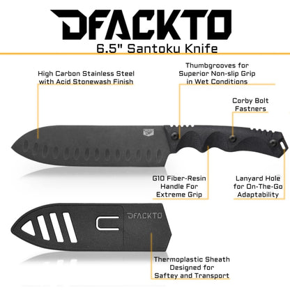 DFACKTO 6.5" Santoku Knife