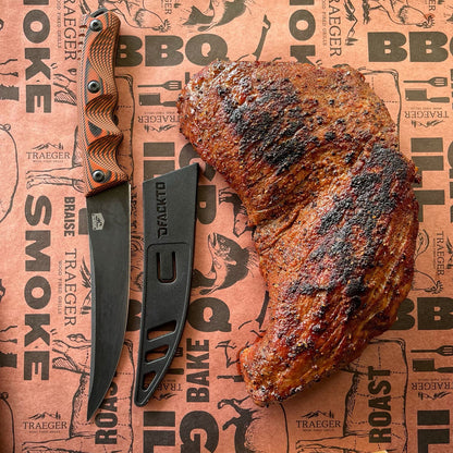 DFACKTO 6" Hybrid Boning & Fillet Knife // Orange Handle