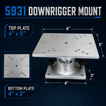 Tite-Lok Downrigger Plate Mount