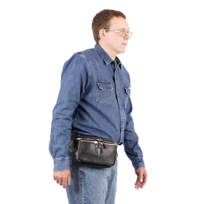Concealed Carry Jessie Unisex Lambskin Belt Bag by Lady Conceal