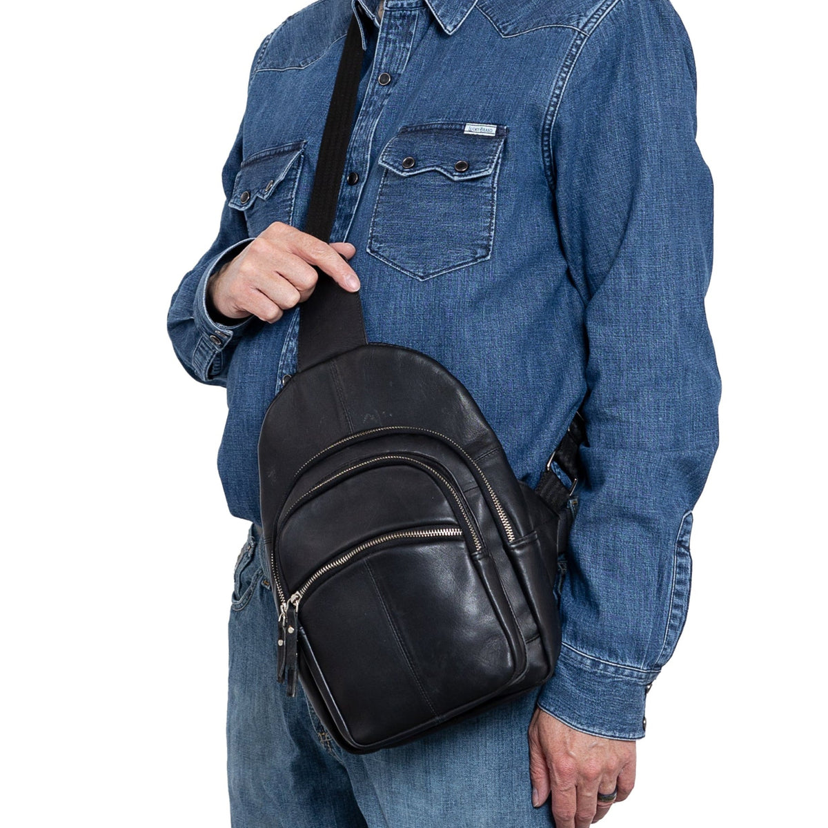 Concealed Carry Harley Lambskin Sling by Lady Conceal