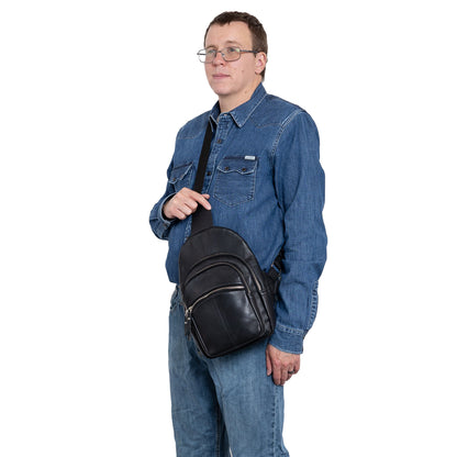 Concealed Carry Harley Lambskin Sling by Lady Conceal