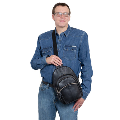 Concealed Carry Harley Lambskin Sling by Lady Conceal