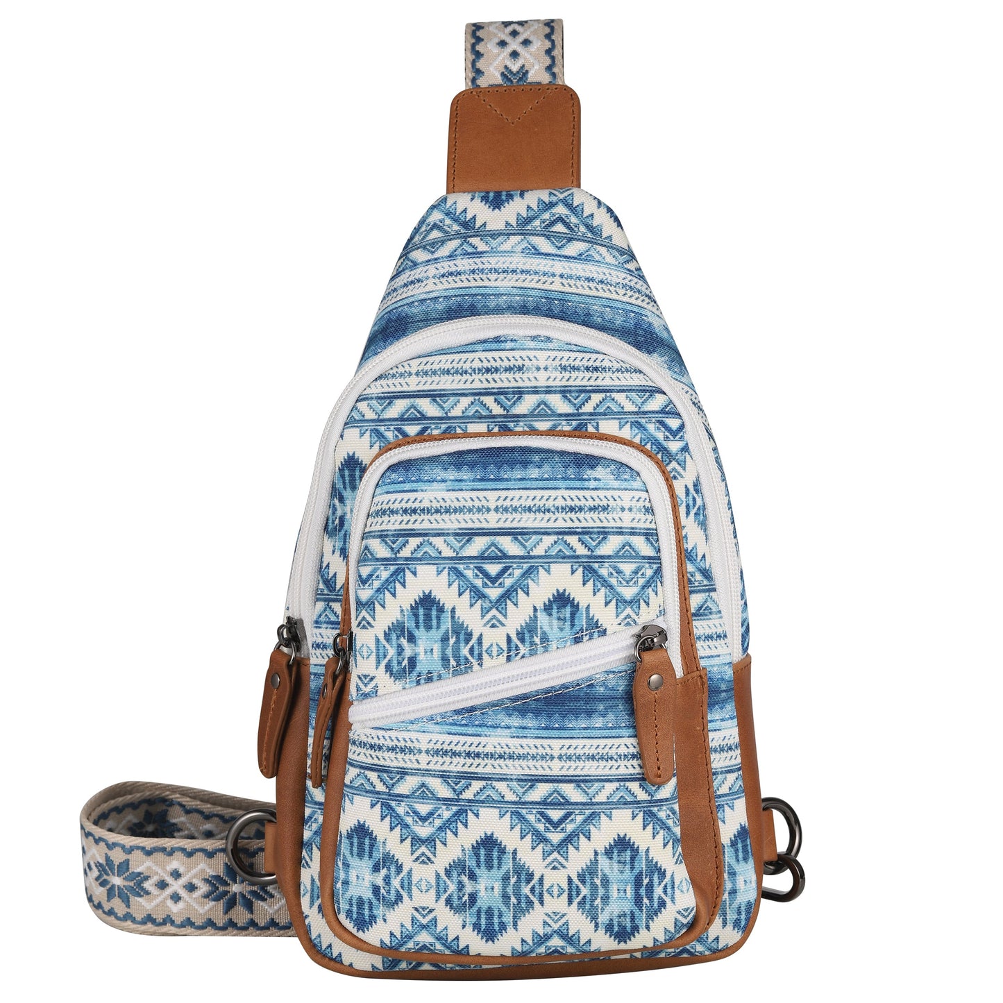 Concealed Carry Aztec Indie Canvas Sling by Lady Conceal