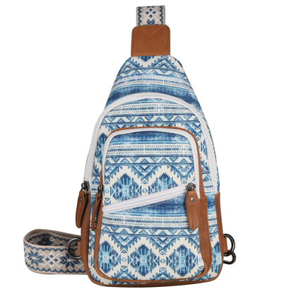 Concealed Carry Aztec Indie Canvas Sling by Lady Conceal