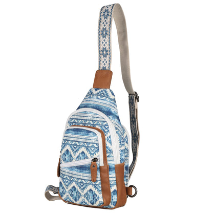 Concealed Carry Aztec Indie Canvas Sling by Lady Conceal