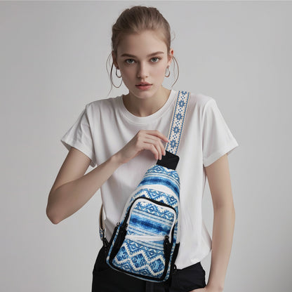 Concealed Carry Aztec Indie Canvas Sling by Lady Conceal