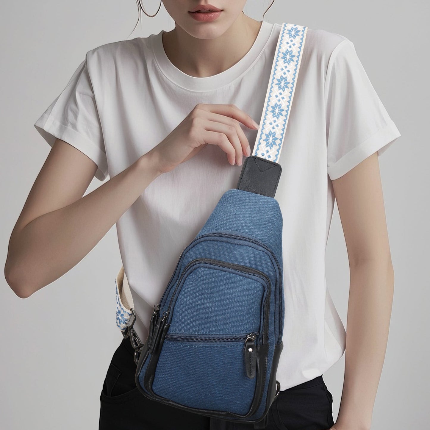 Concealed Carry Indie Canvas Sling by Lady Conceal