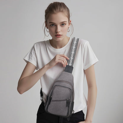 Concealed Carry Indie Canvas Sling by Lady Conceal