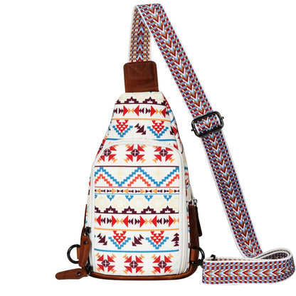 Concealed Carry Aztec Indie Canvas Sling by Lady Conceal