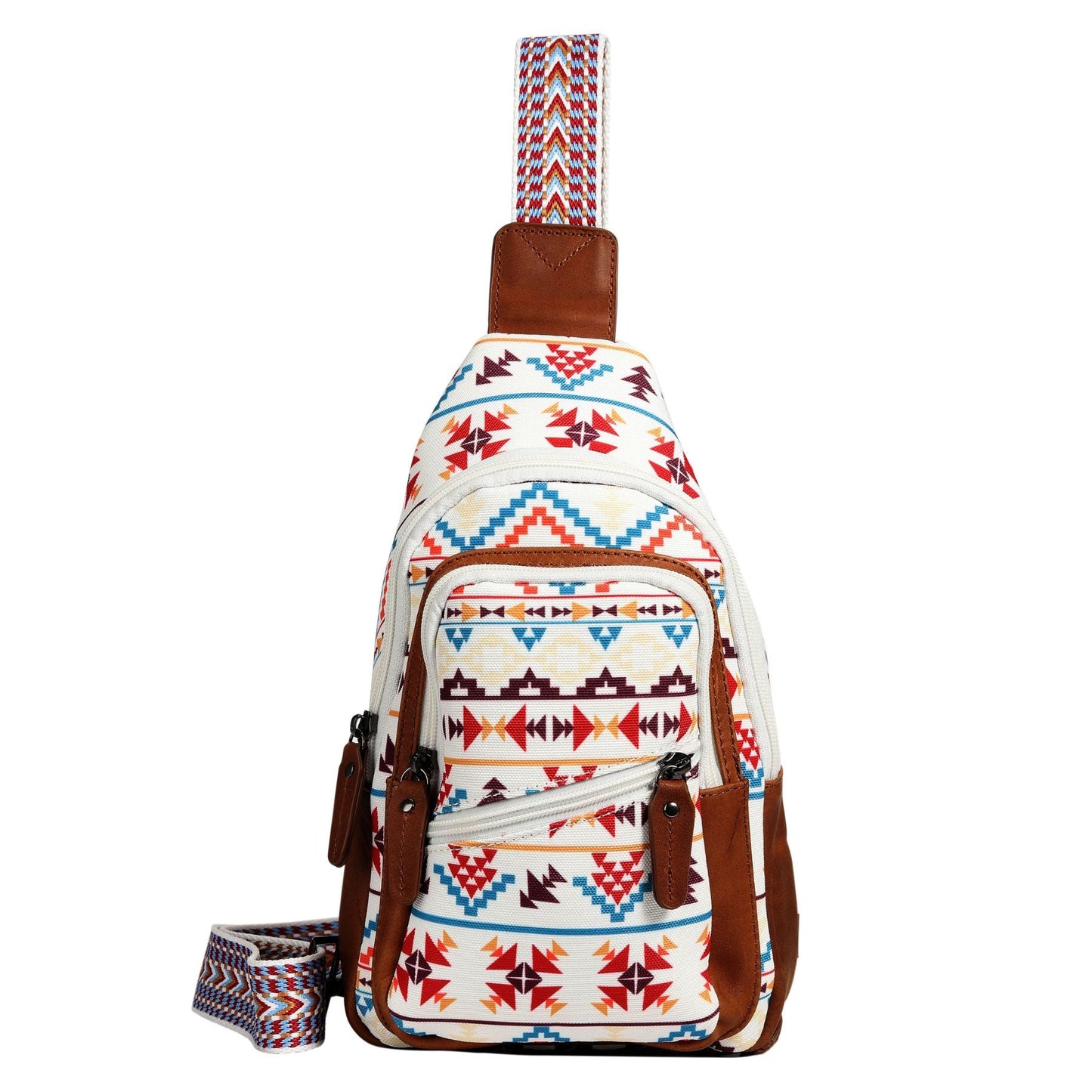 Concealed Carry Aztec Indie Canvas Sling by Lady Conceal