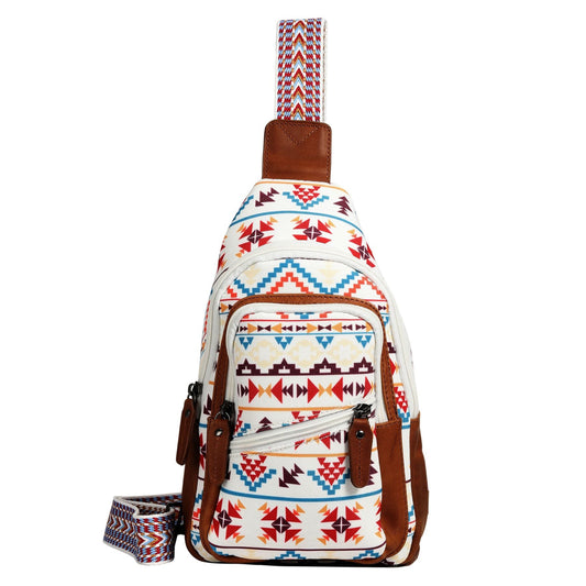 Concealed Carry Aztec Indie Canvas Sling by Lady Conceal