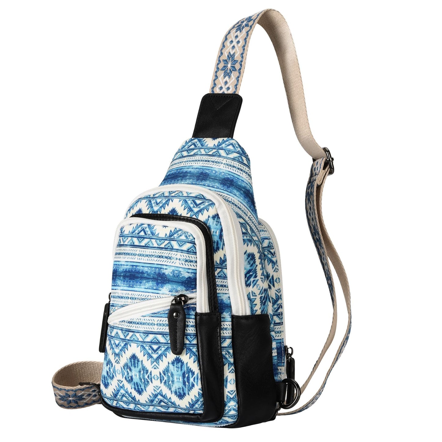 Concealed Carry Aztec Indie Canvas Sling by Lady Conceal