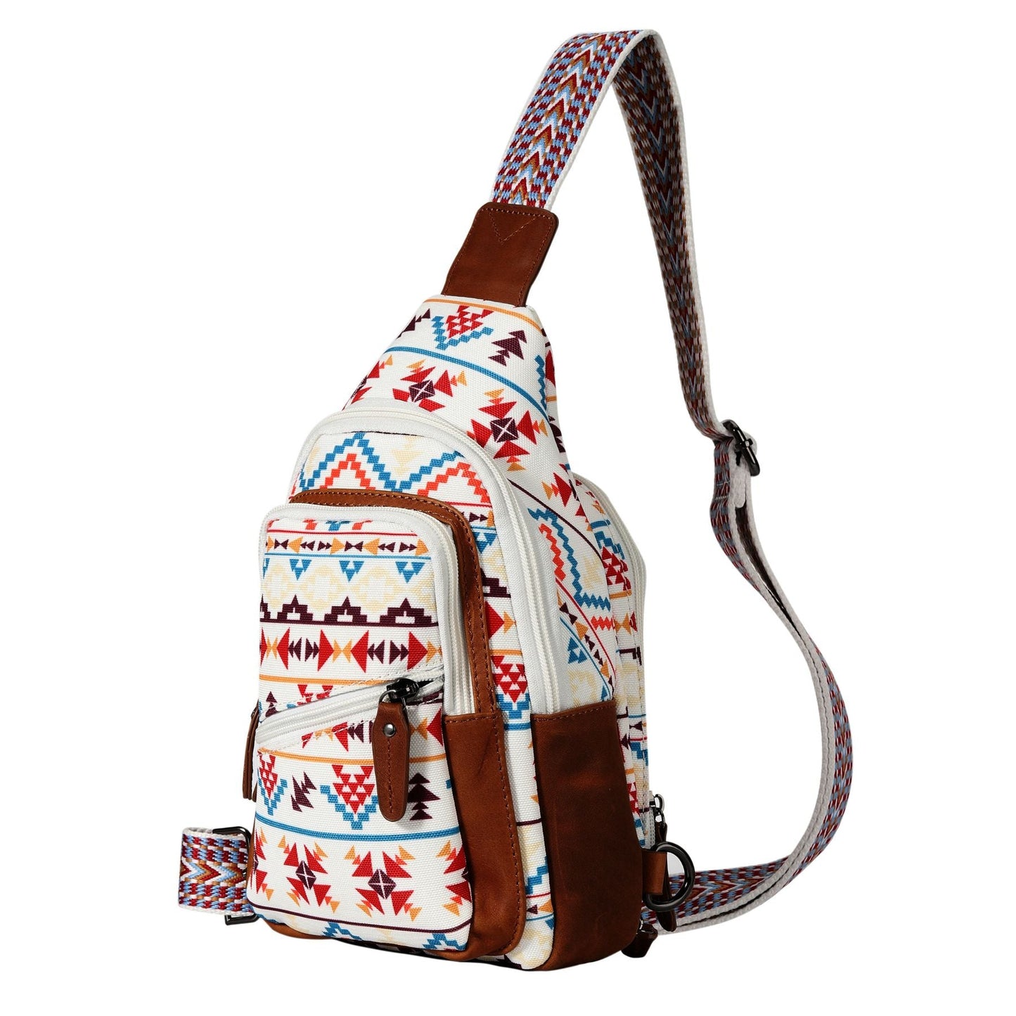 Concealed Carry Aztec Indie Canvas Sling by Lady Conceal