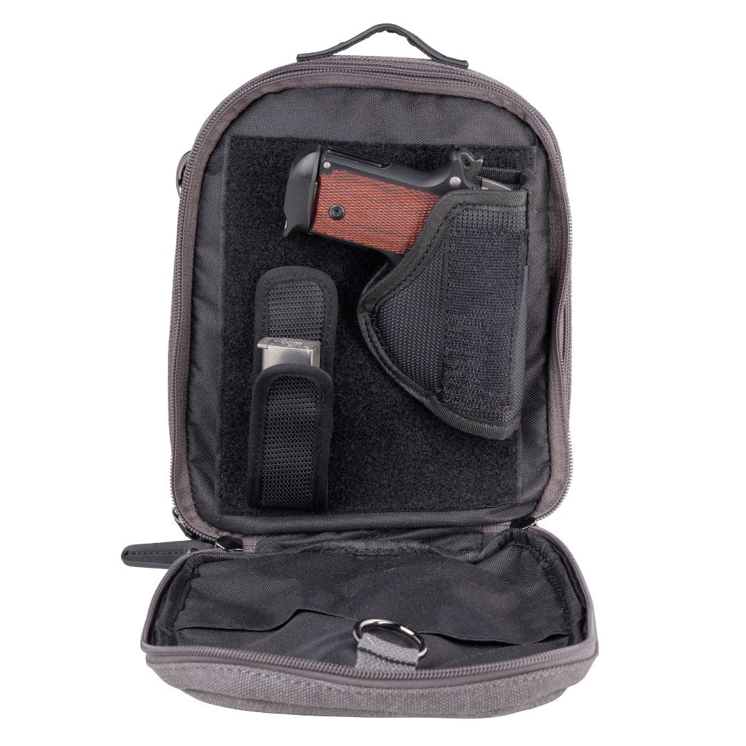 Concealed Carry Unisex Jax Canvas Crossbody by Lady Conceal