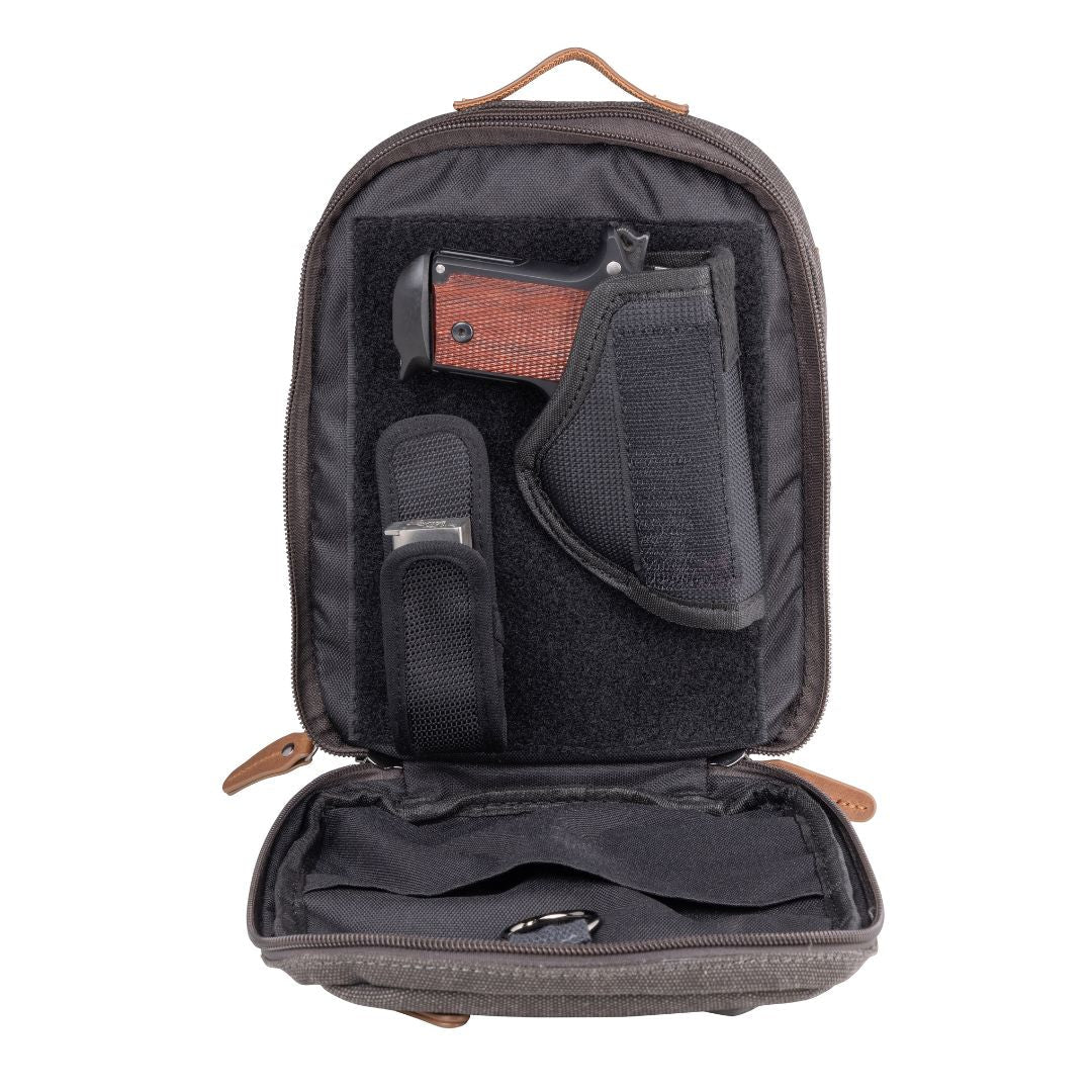 Concealed Carry Unisex Jax Canvas Crossbody by Lady Conceal
