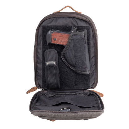 Concealed Carry Unisex Jax Canvas Crossbody by Lady Conceal