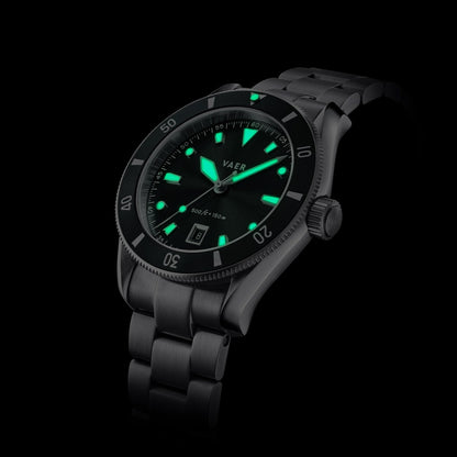 Vaer Watches DS2 Meridian Black - Quartz 42mm