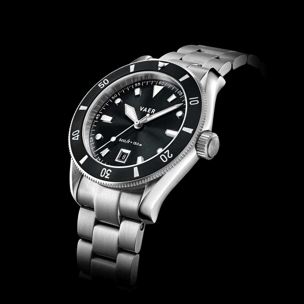 Vaer Watches DS2 Meridian Black - Quartz 42mm